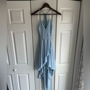 Windsor Blue High-Low Dress